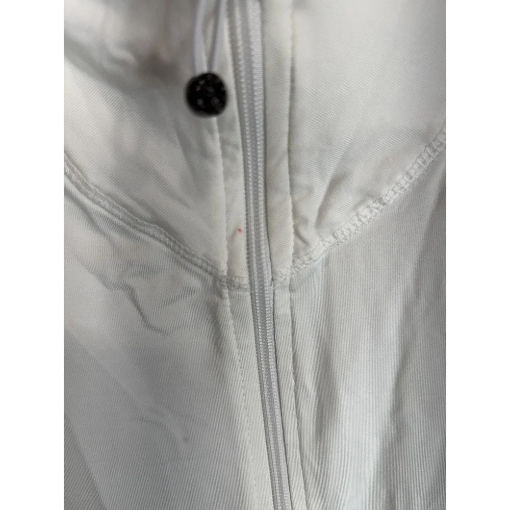 Studio by Energy Zone Jacket Womens 2XL White Full Zip Lightweight Activewear